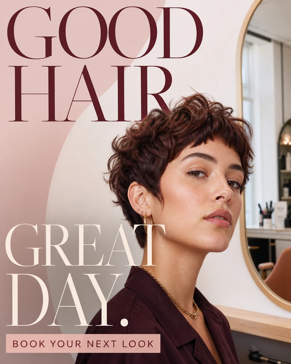Independent Salon social ad: Good Hair. Great Day.